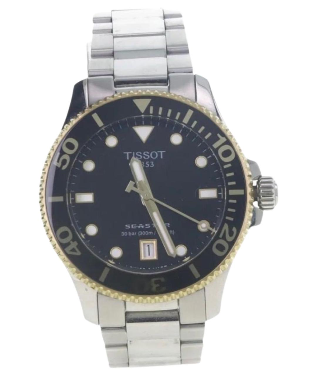 TISSOT Черные часы, фото 1