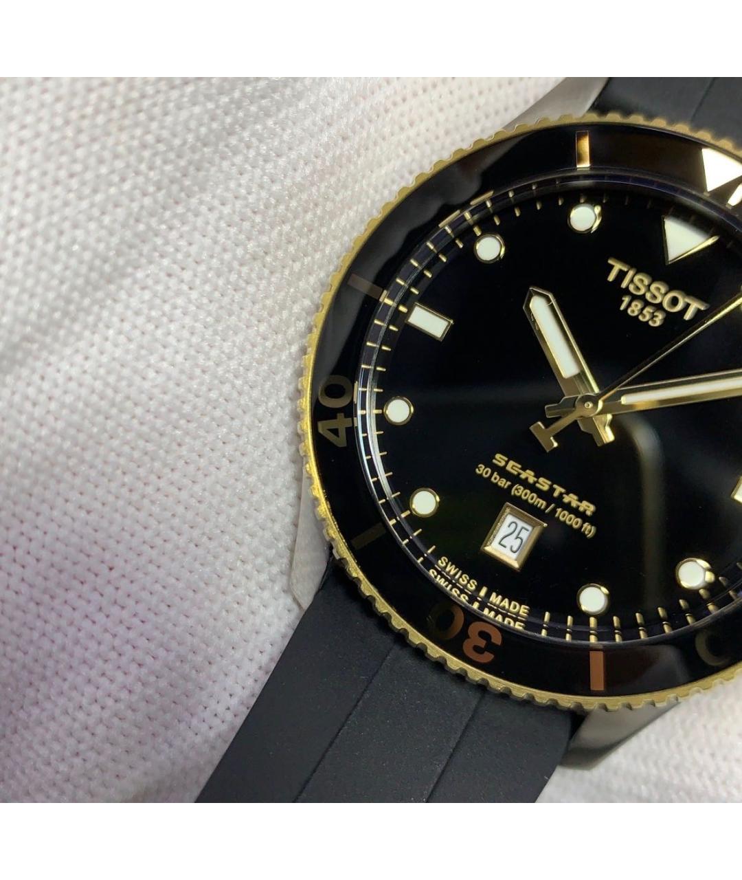 TISSOT Черные часы, фото 6
