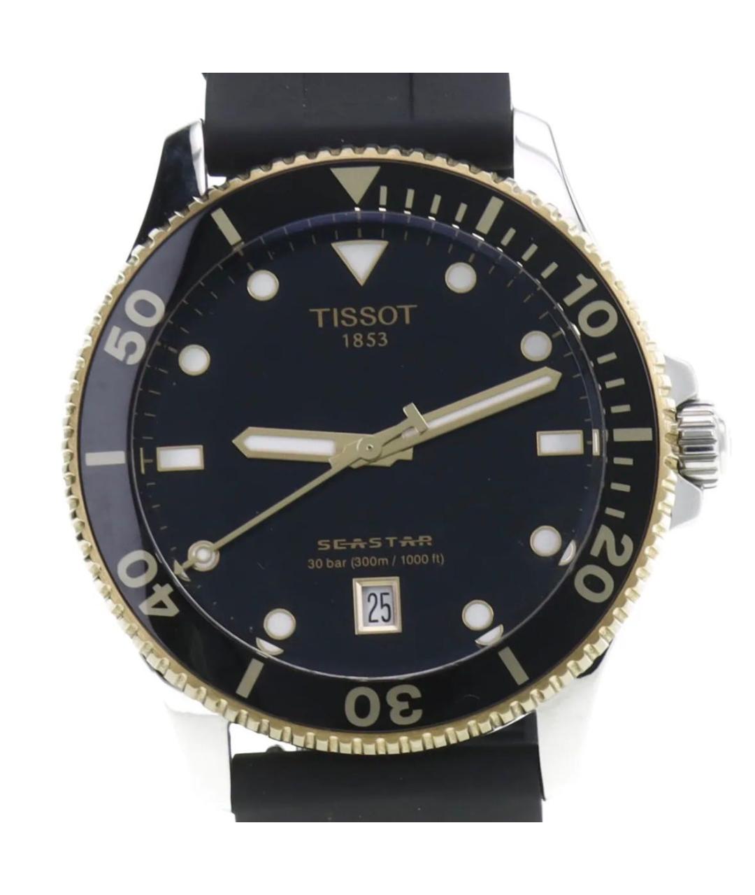 TISSOT Черные часы, фото 3