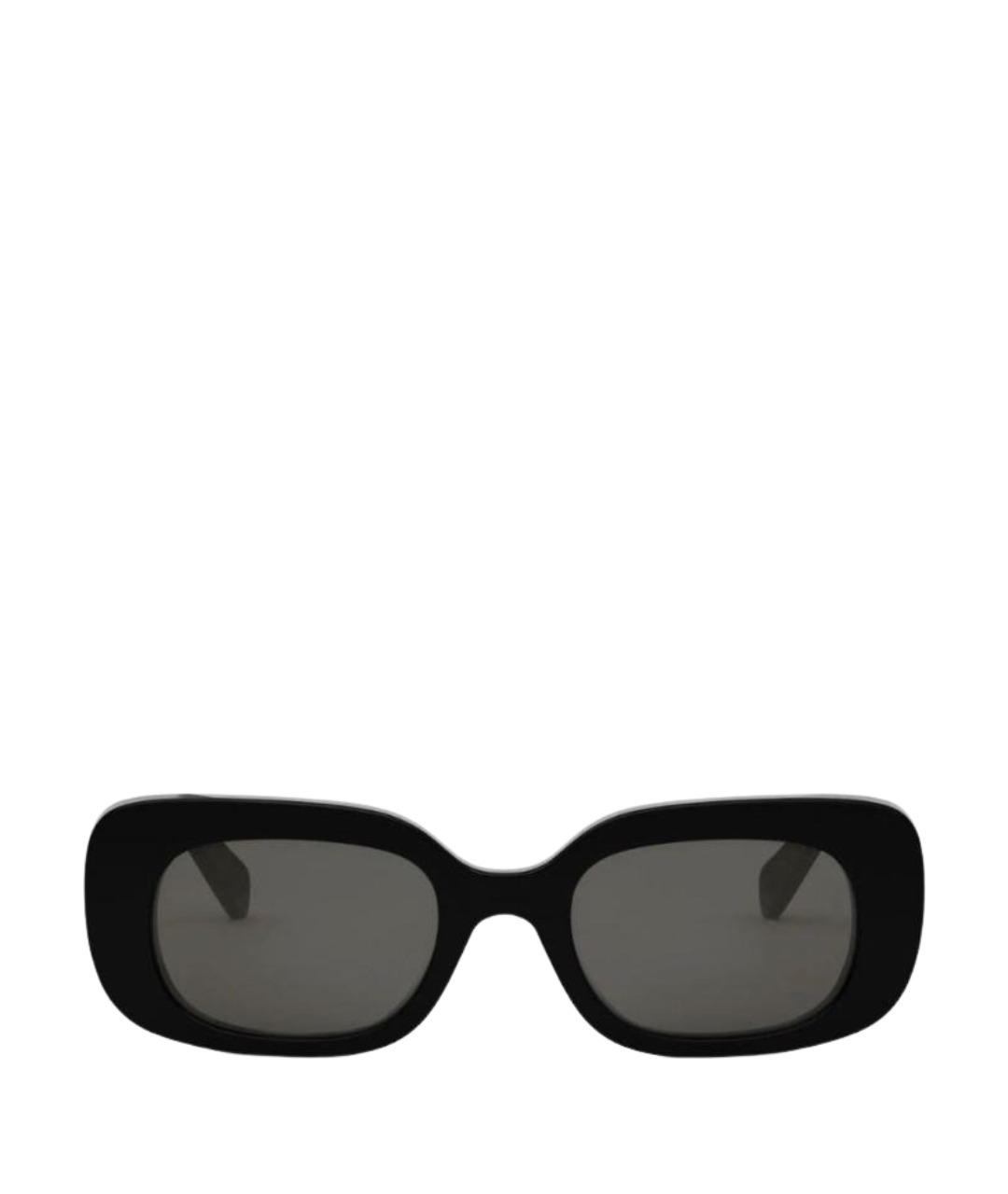 CELINE Черные пластиковые солнцезащитные очки, фото 1