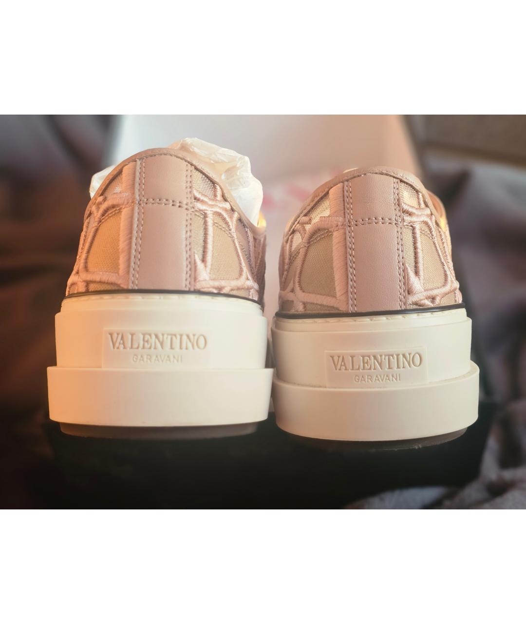 VALENTINO Розовые кроссовки, фото 5