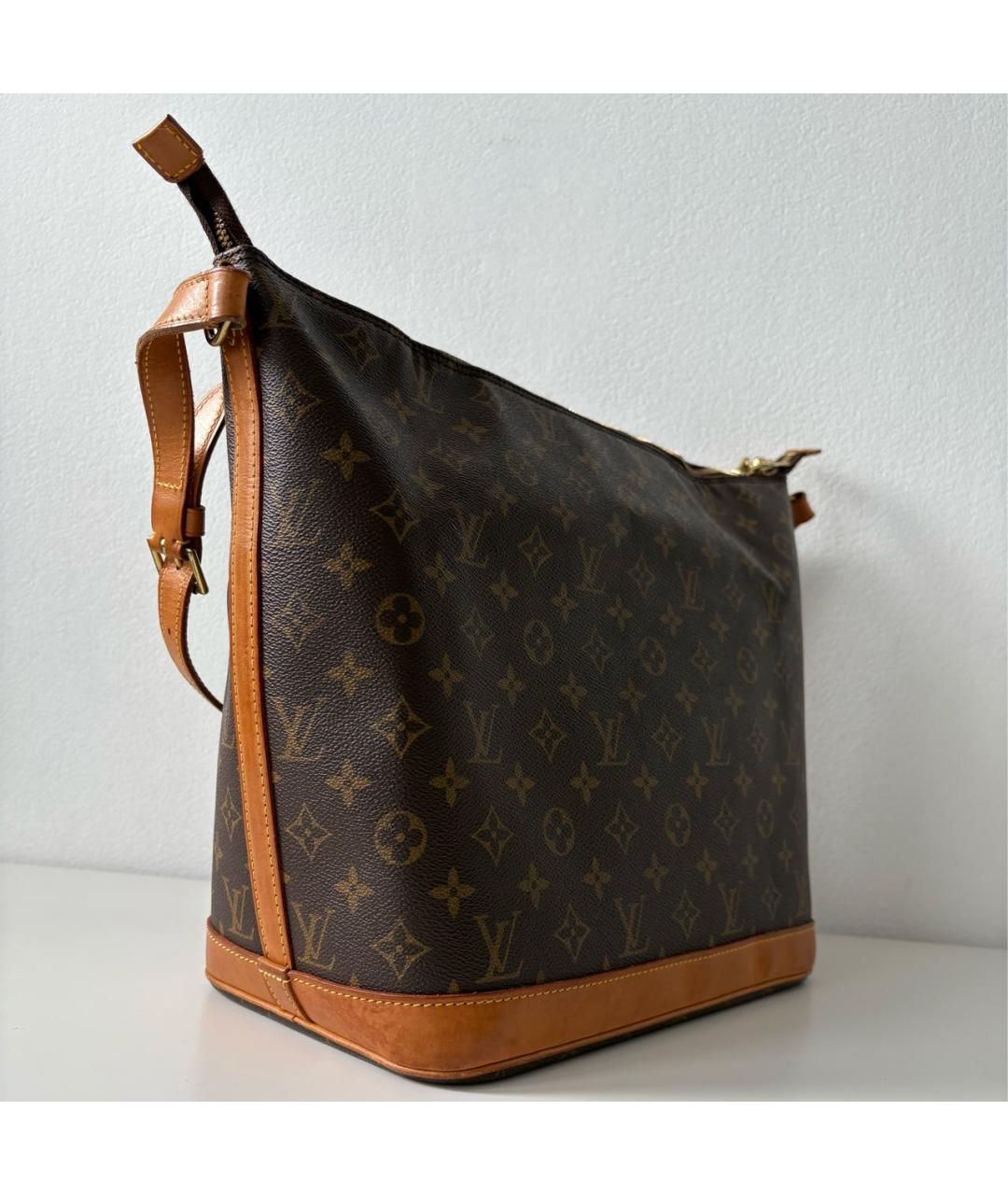 LOUIS VUITTON Коричневая сумка тоут из канвы, фото 2