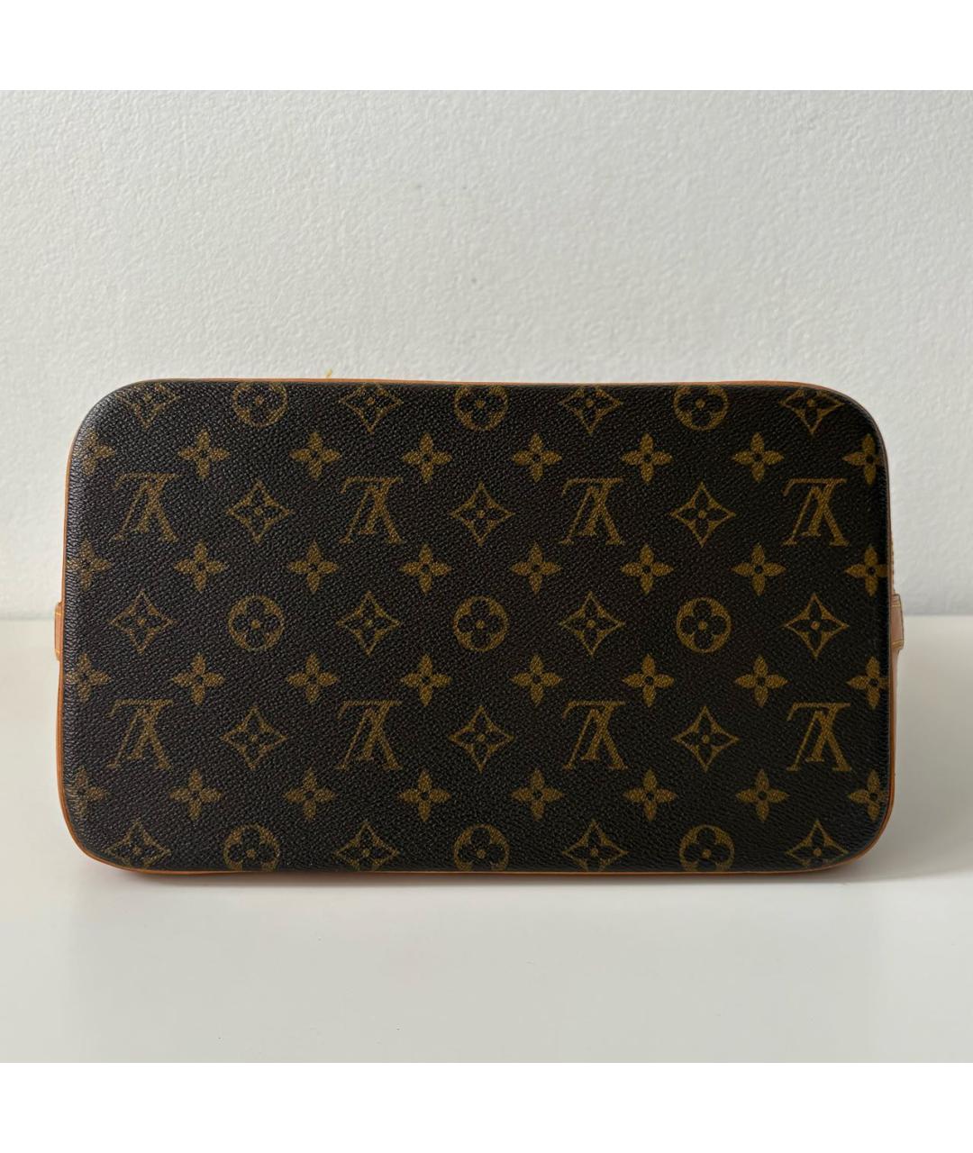 LOUIS VUITTON Коричневая сумка тоут из канвы, фото 5