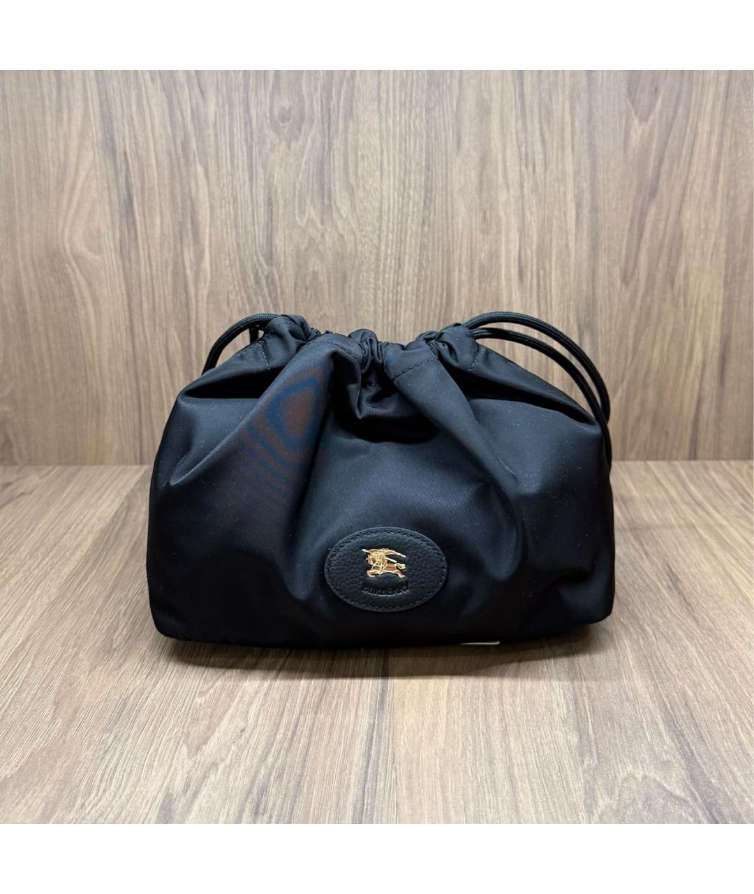 BURBERRY Черная косметичка, фото 4