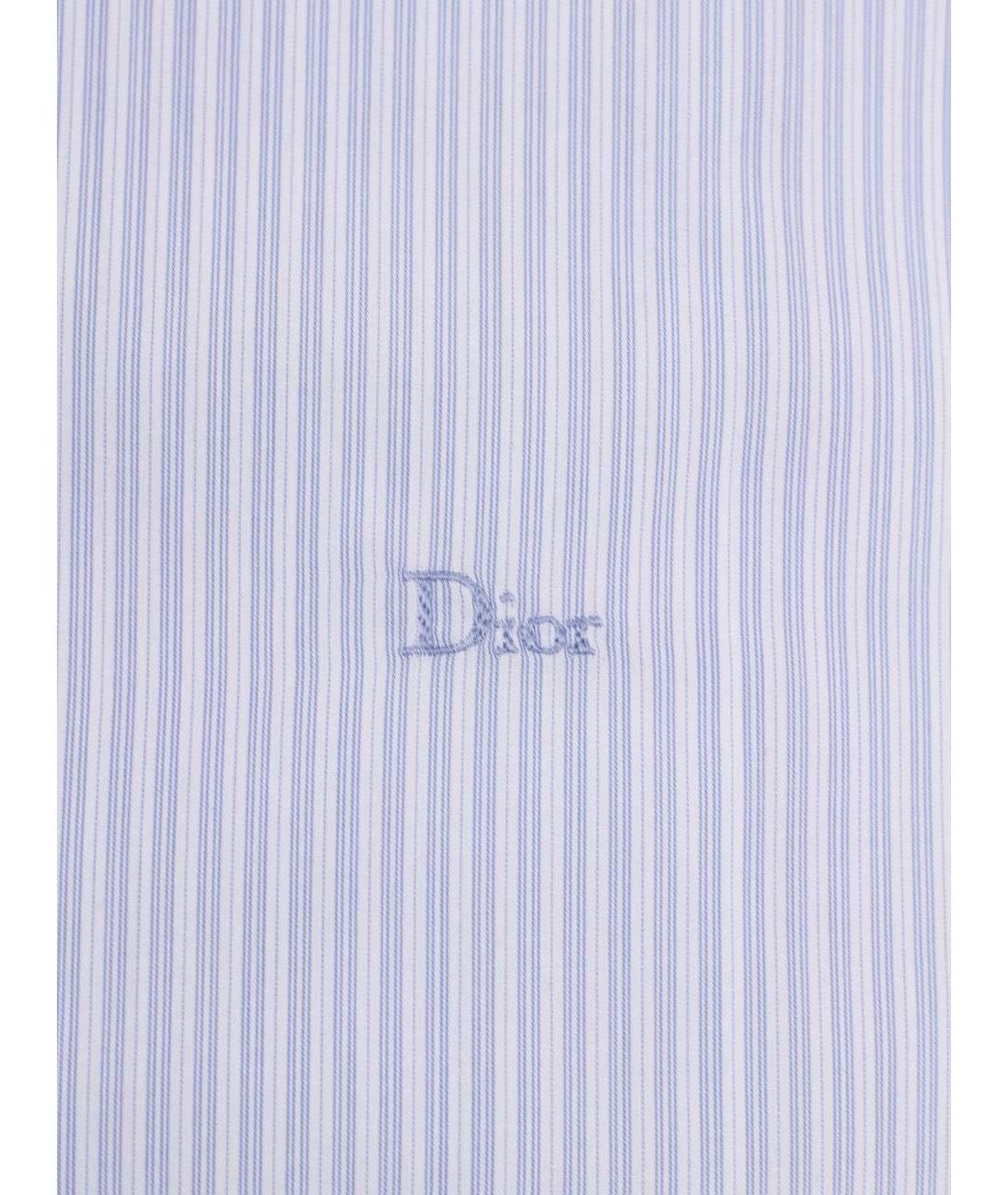 CHRISTIAN DIOR Белая хлопковая кэжуал рубашка, фото 7