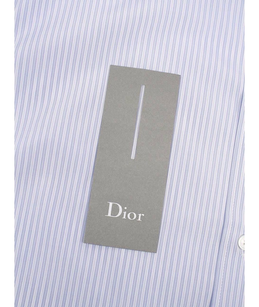 CHRISTIAN DIOR Белая хлопковая кэжуал рубашка, фото 6