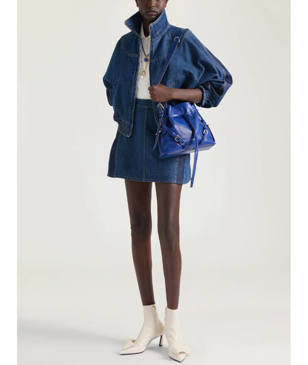 GIVENCHY Синяя хлопковая куртка, фото 4