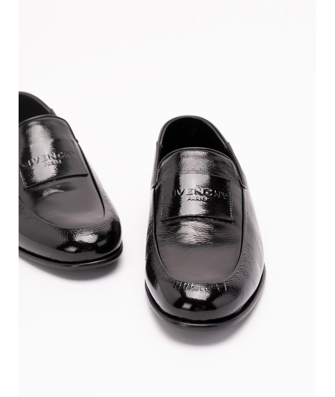 GIVENCHY Черные кожаные лоферы, фото 5