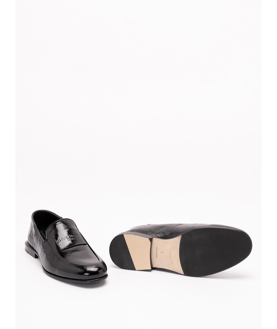 GIVENCHY Черные кожаные лоферы, фото 4