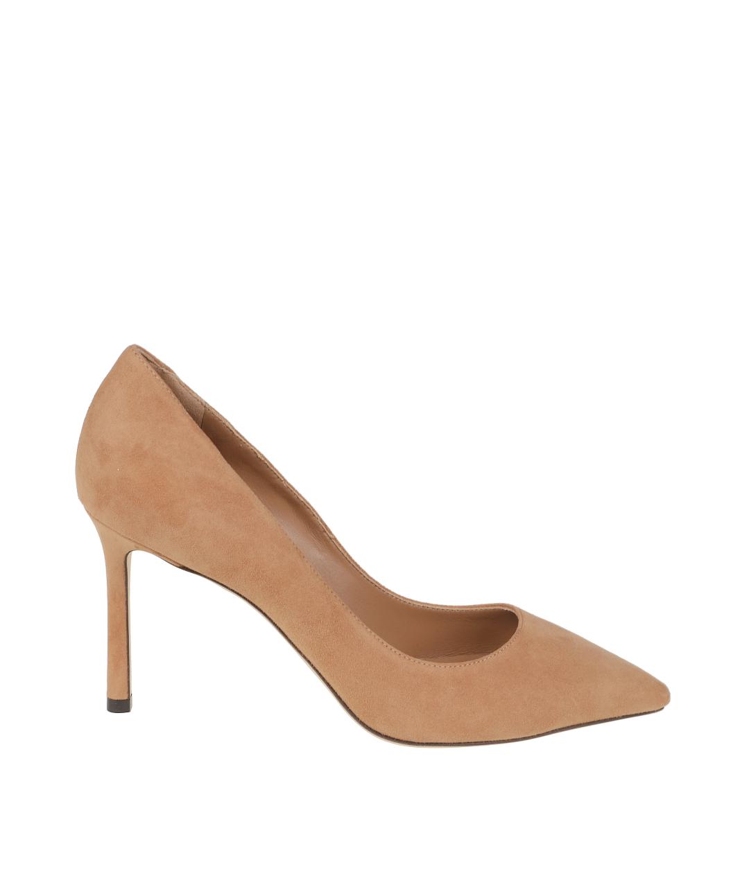 JIMMY CHOO Коричневые кожаные туфли, фото 1