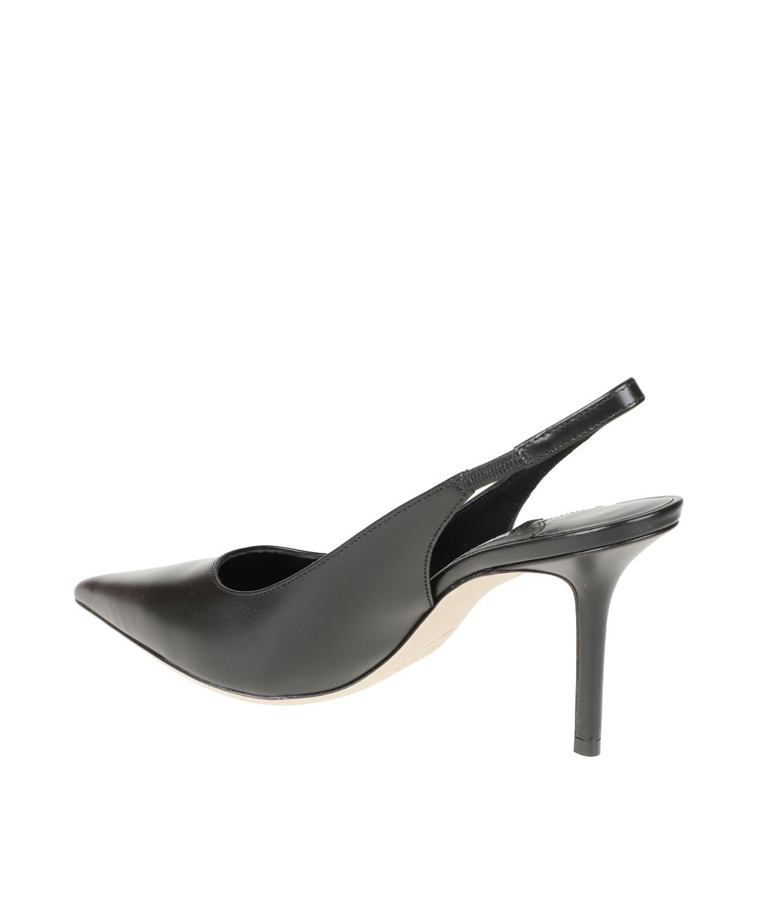 JIMMY CHOO Черные кожаные туфли, фото 3