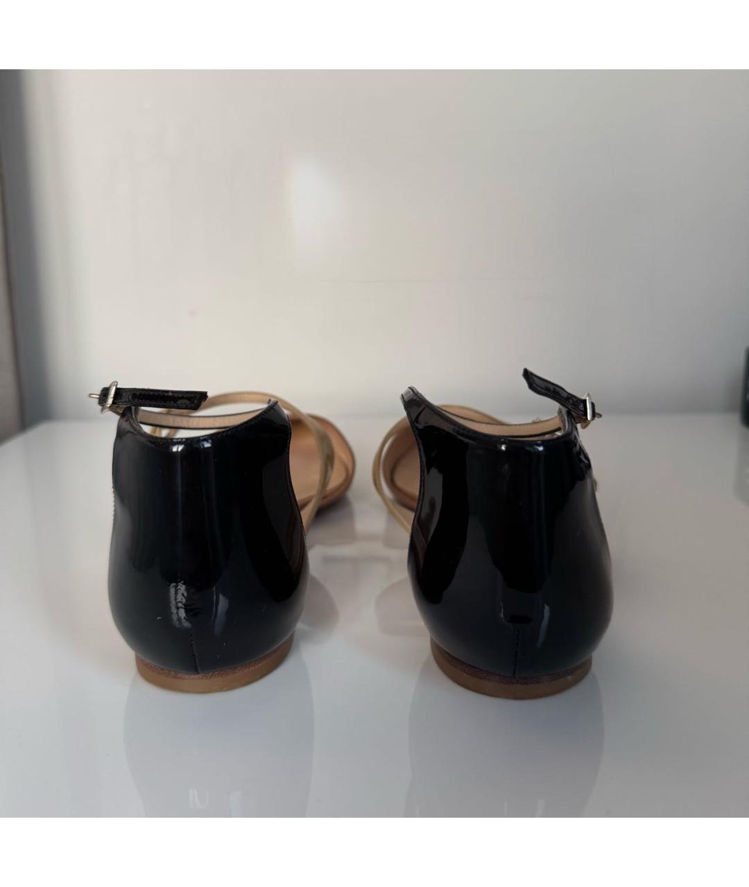 JIMMY CHOO Бежевые кожаные туфли, фото 4