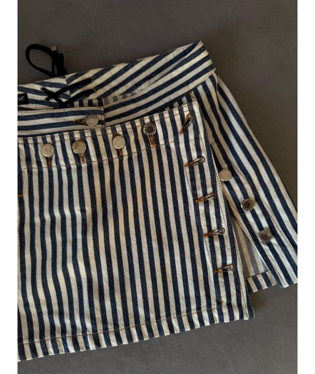 DOLCE&GABBANA Хлопковая юбка мини, фото 4