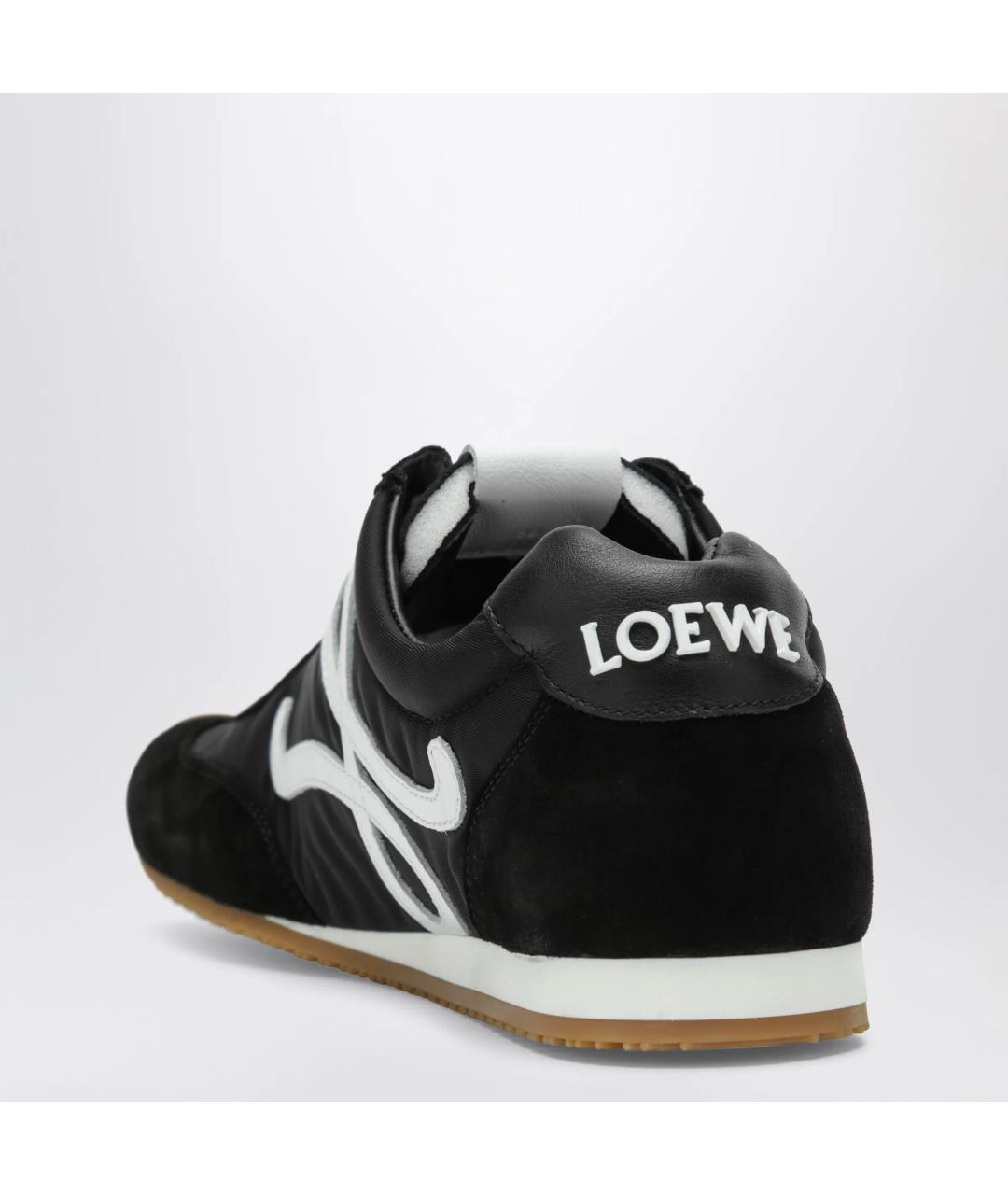 LOEWE Черные синтетические кроссовки, фото 2