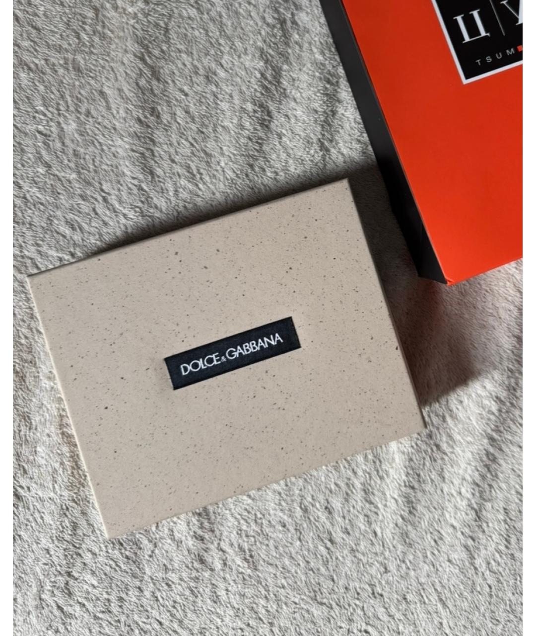 DOLCE&GABBANA Золотые латунные серьги, фото 7