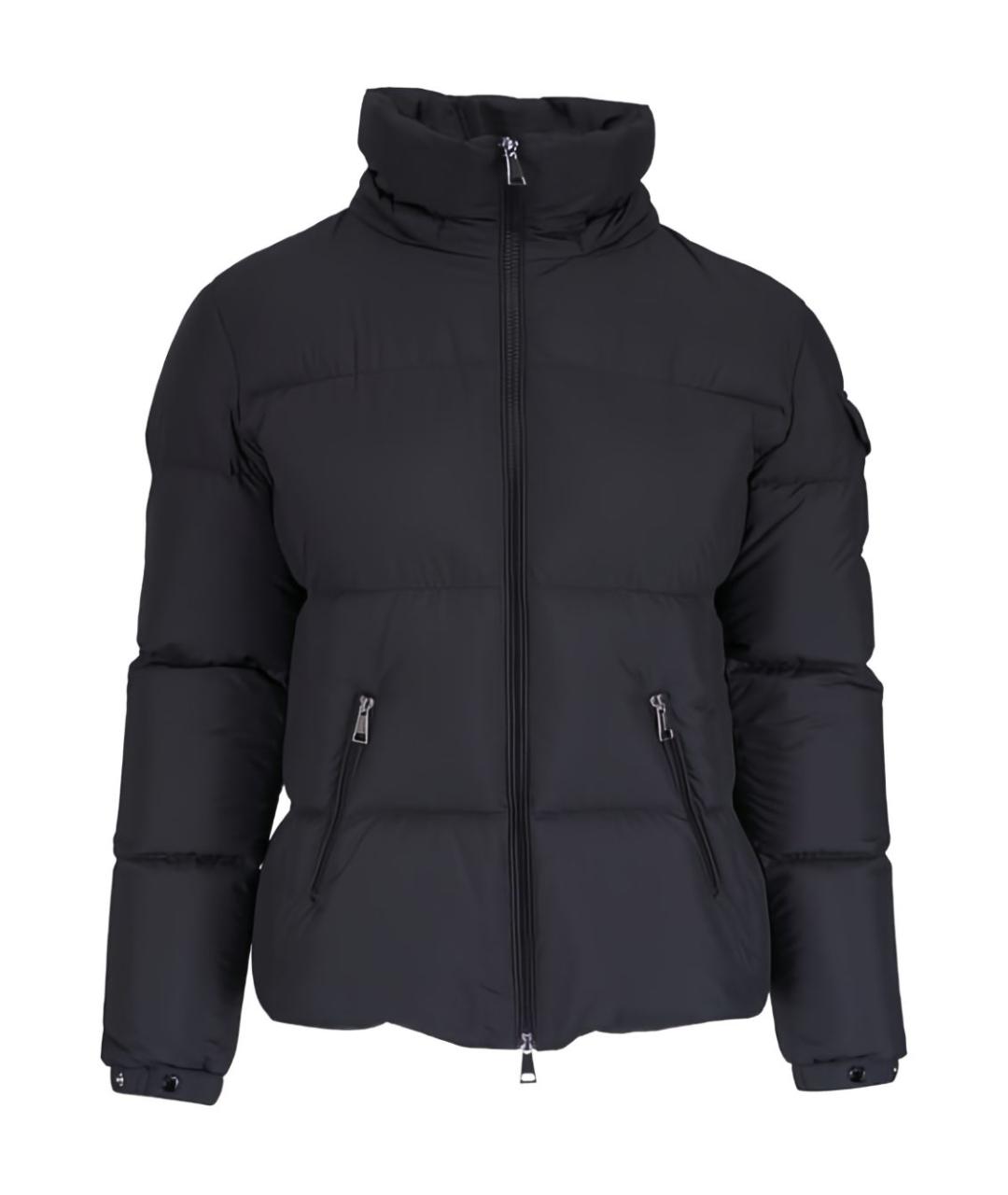 MONCLER Черный пуховик, фото 1