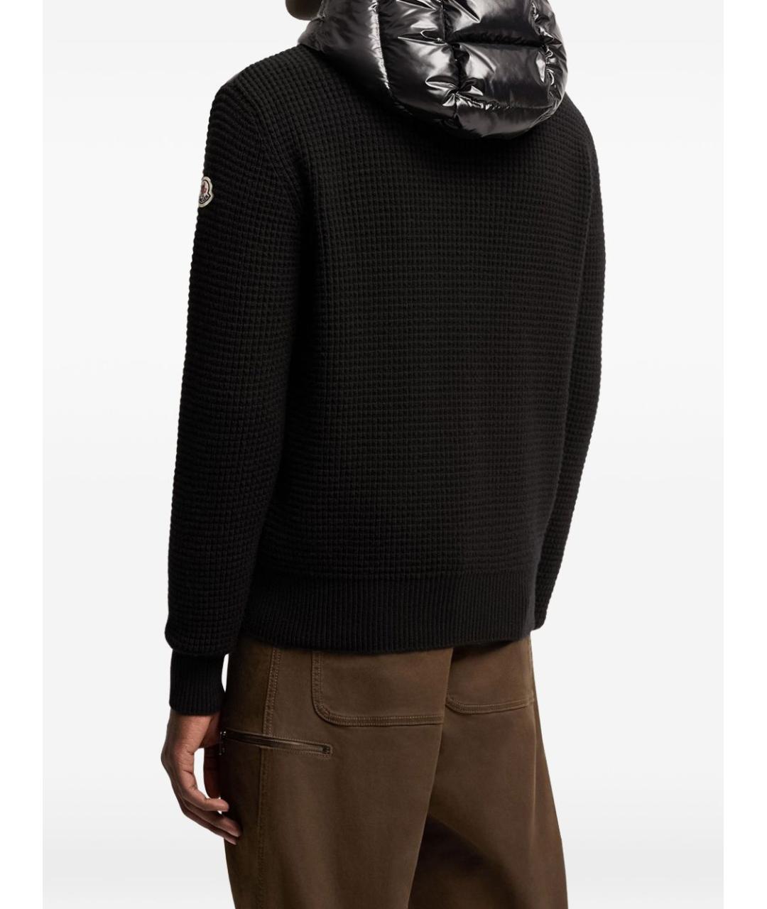 MONCLER Черная куртка, фото 2