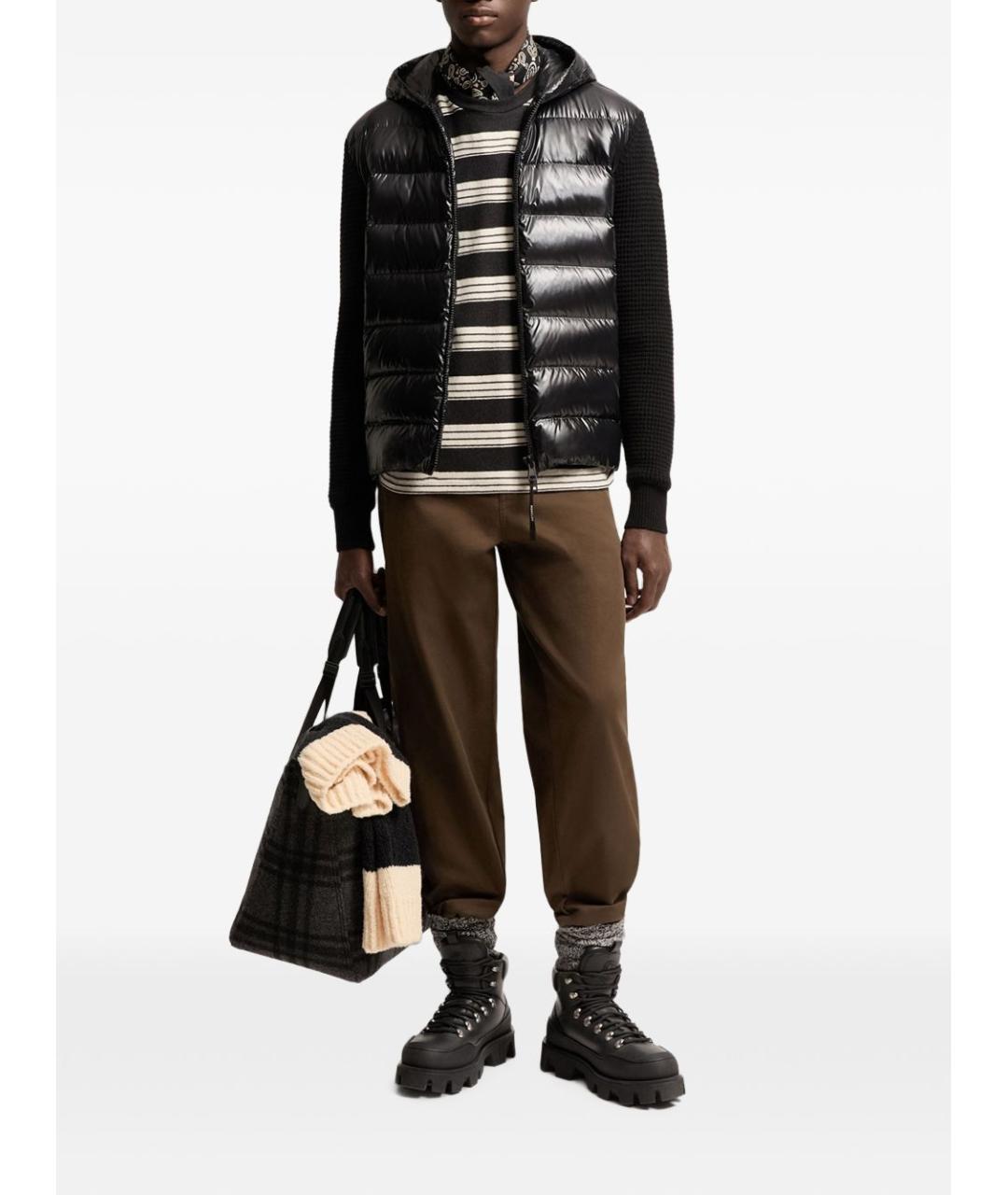 MONCLER Черная куртка, фото 3