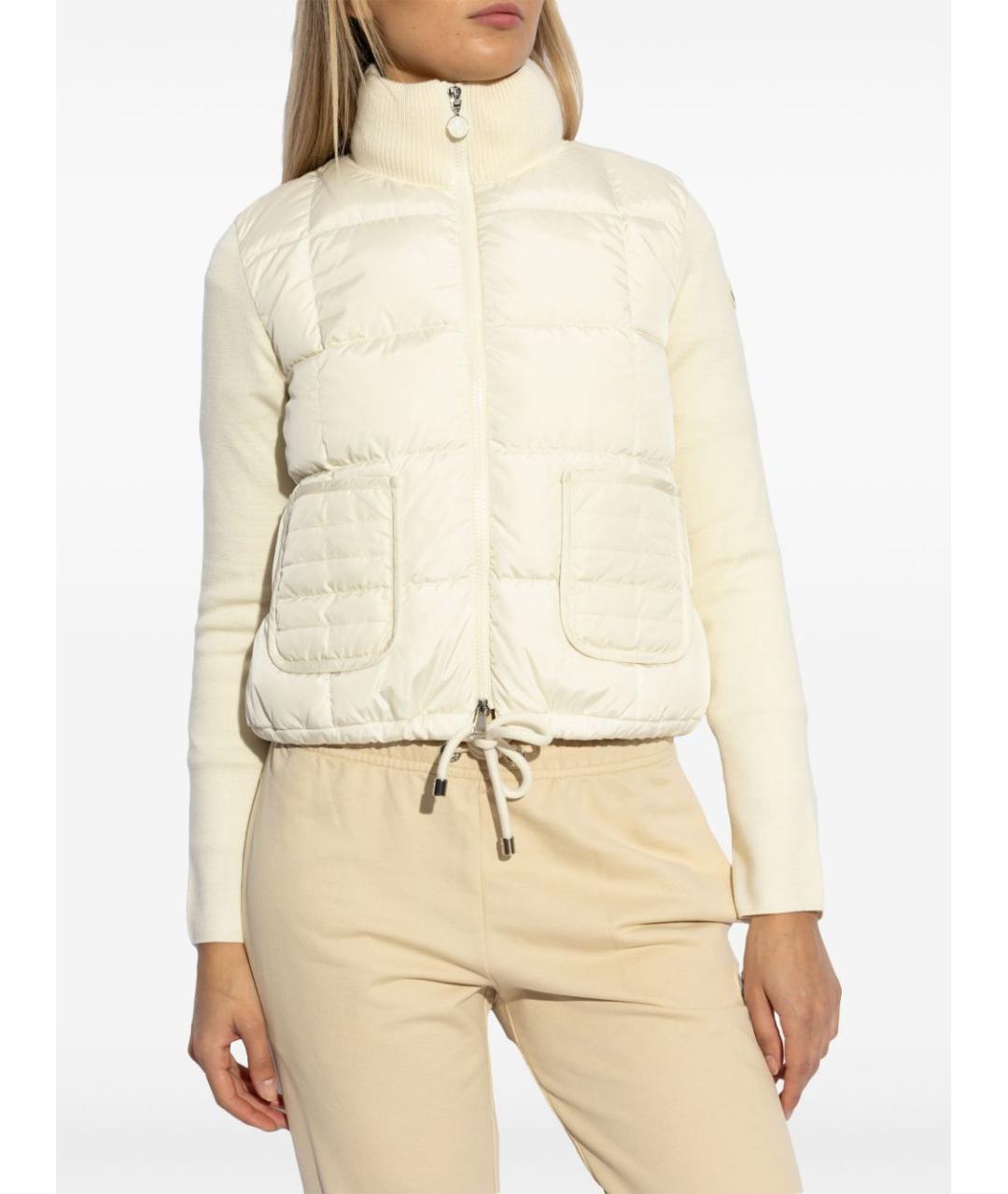 MONCLER Белая куртка, фото 3