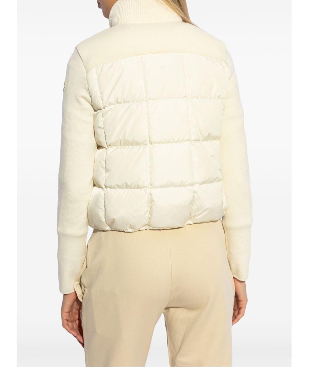 MONCLER Белая куртка, фото 4