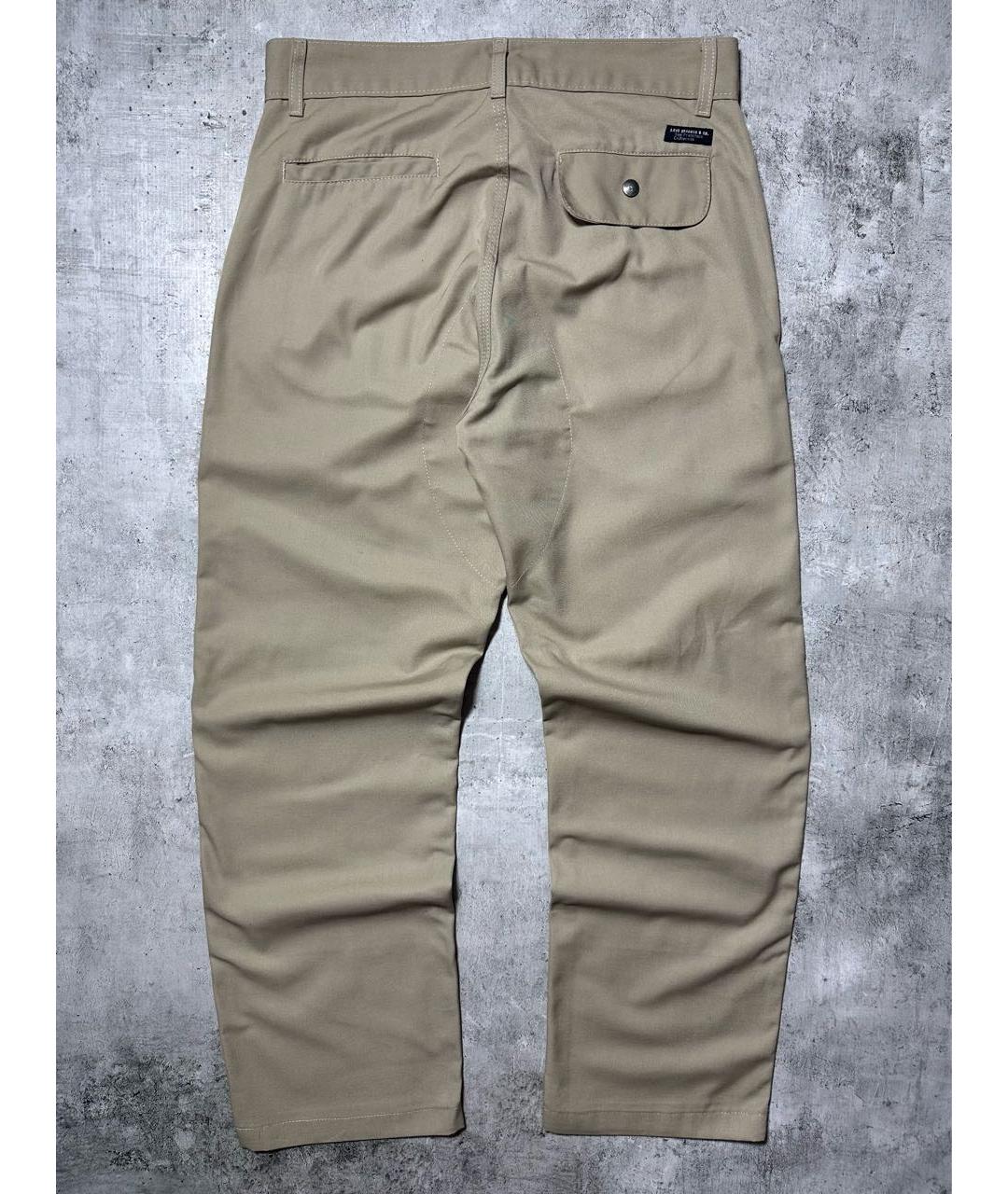 LEVI'S Бежевые хлопковые брюки чинос, фото 2