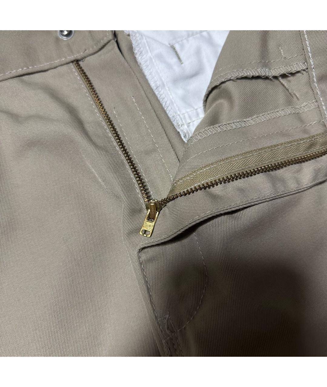 LEVI'S Бежевые хлопковые брюки чинос, фото 8