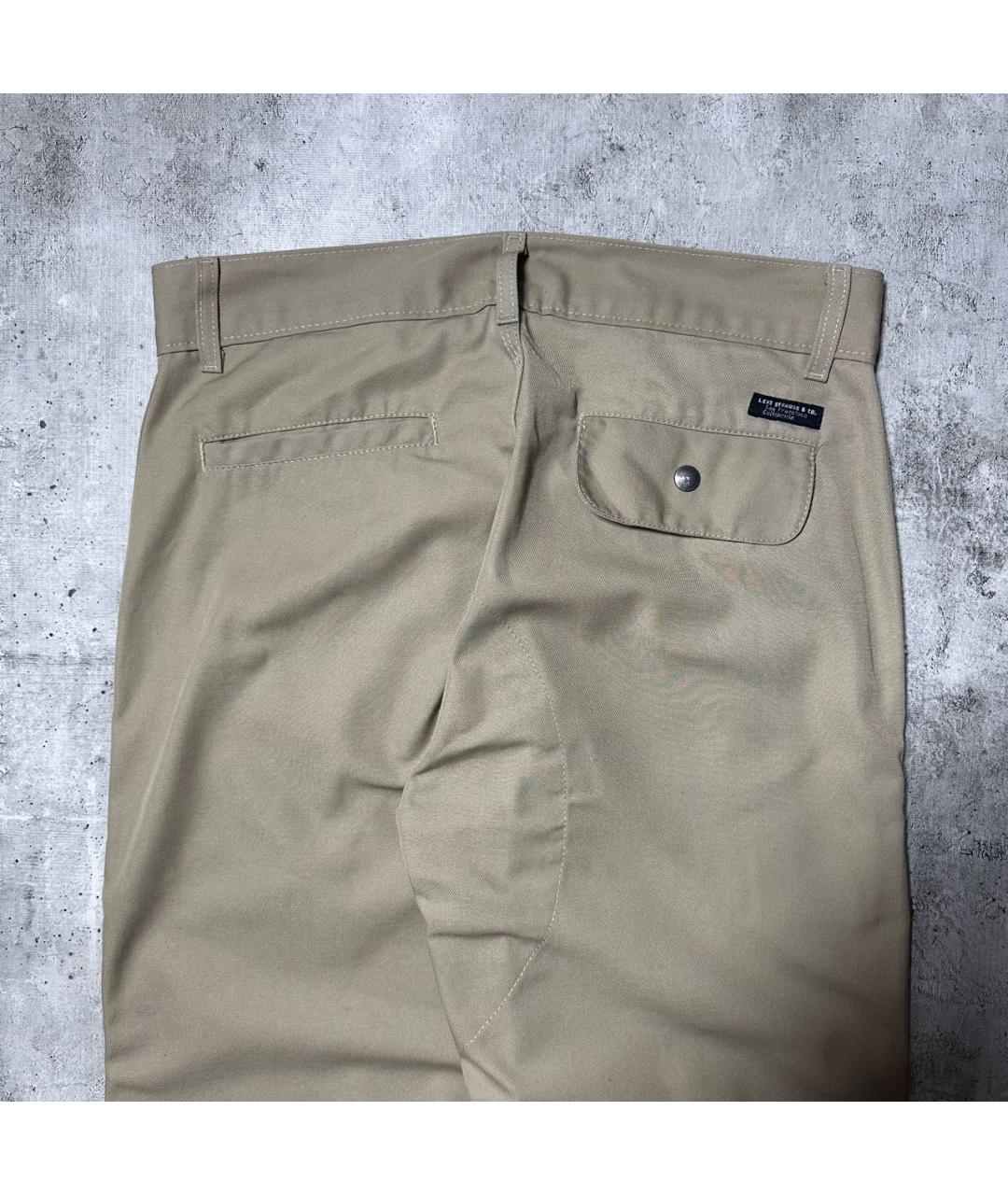 LEVI'S Бежевые хлопковые брюки чинос, фото 4