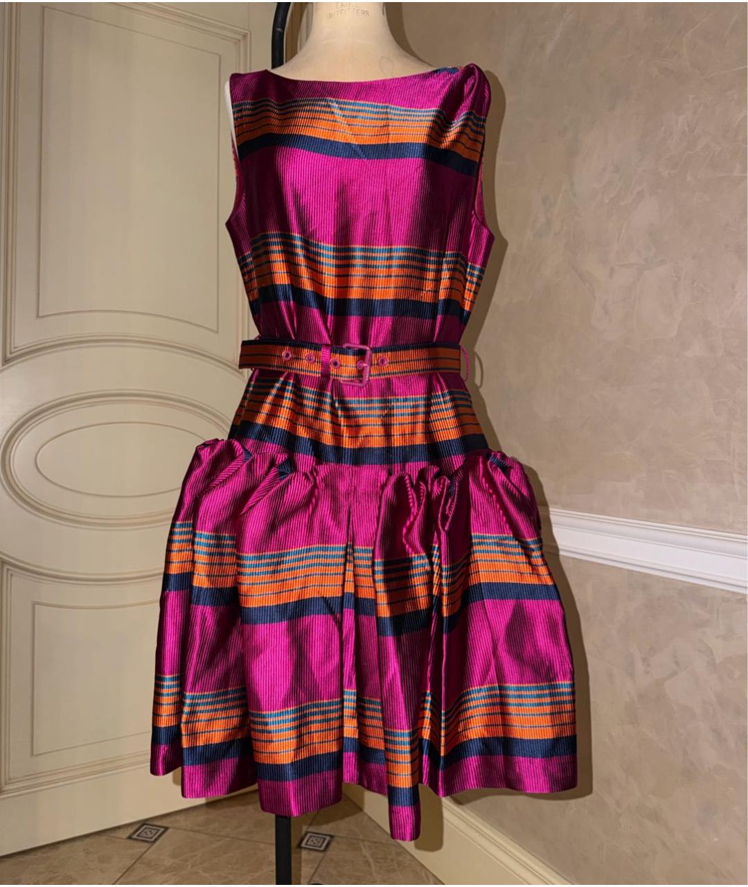 MARC BY MARC JACOBS Бордовое шелковое вечернее платье, фото 8