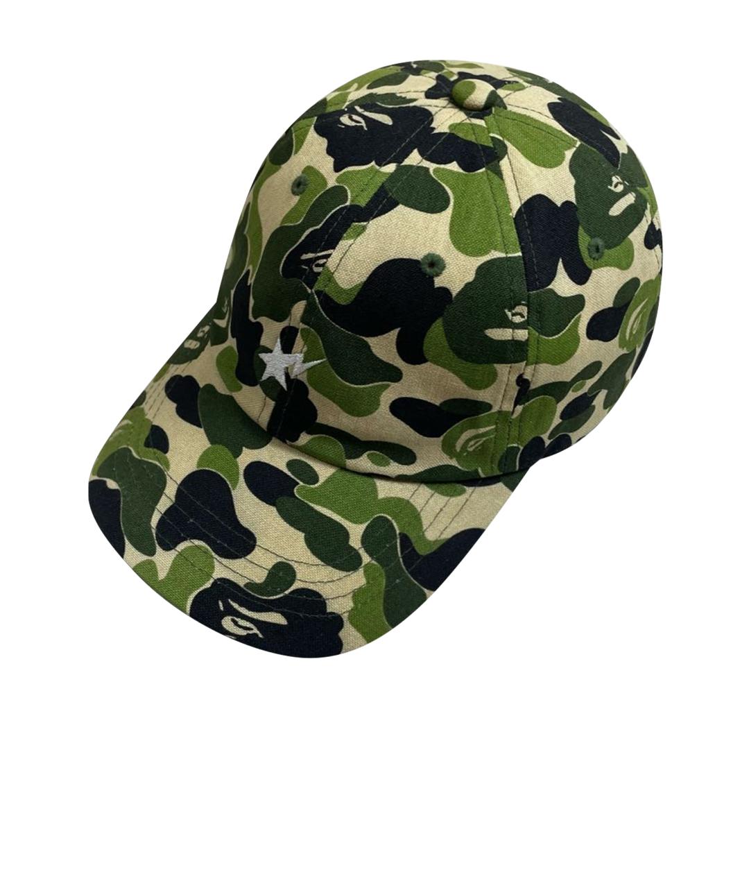 BAPE Зеленая хлопковая кепка/бейсболка, фото 1