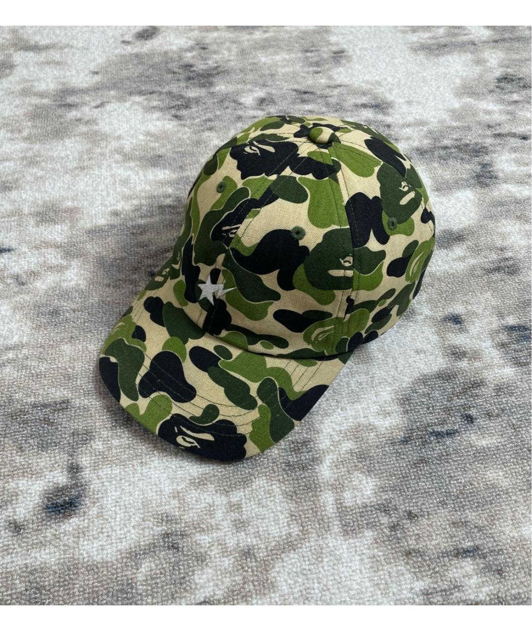 BAPE Зеленая хлопковая кепка/бейсболка, фото 2