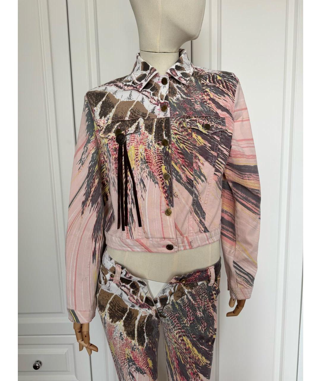 ROBERTO CAVALLI Мульти деним костюм с брюками, фото 8