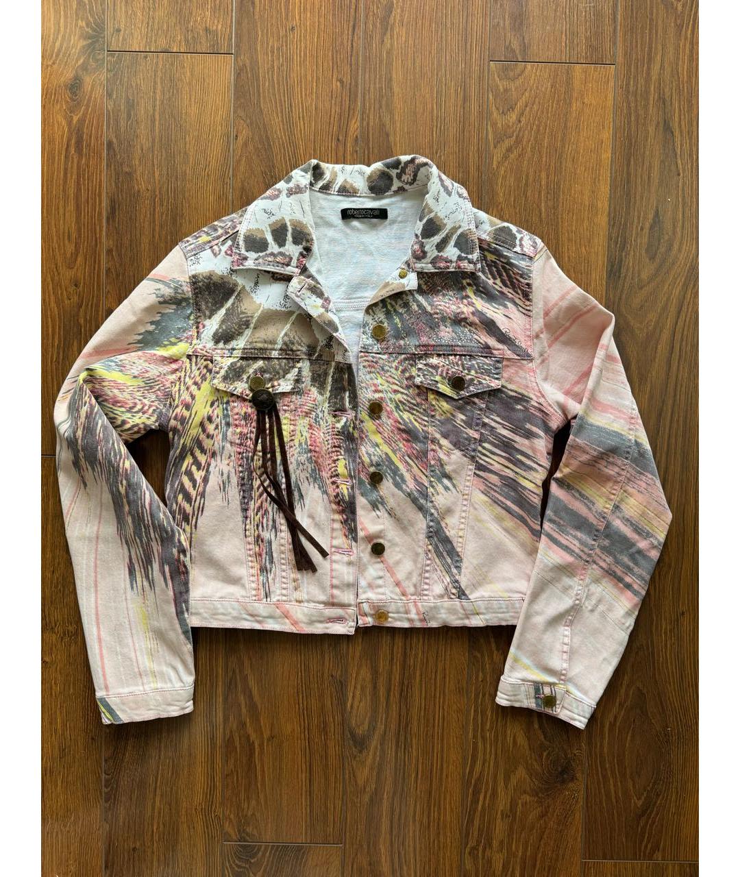 ROBERTO CAVALLI Мульти деним костюм с брюками, фото 2