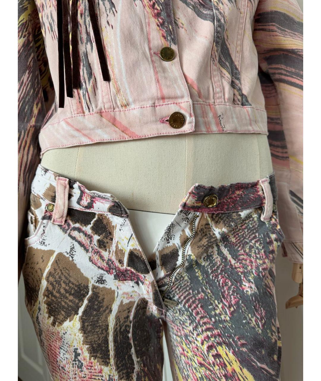 ROBERTO CAVALLI Мульти деним костюм с брюками, фото 4