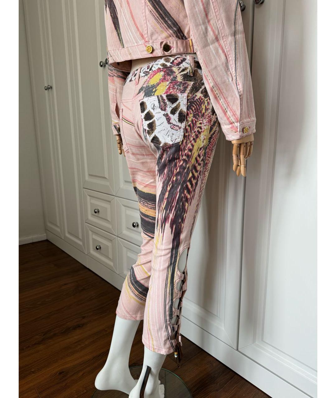 ROBERTO CAVALLI Мульти деним костюм с брюками, фото 7