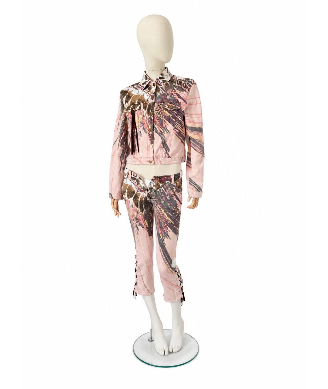 ROBERTO CAVALLI Мульти деним костюм с брюками, фото 9