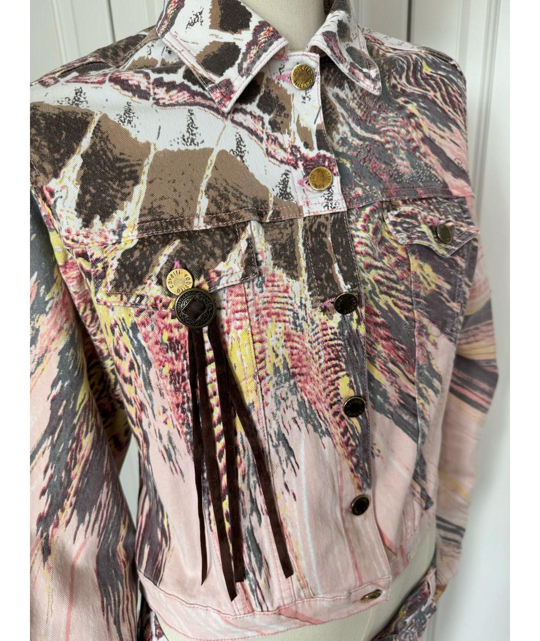ROBERTO CAVALLI Мульти деним костюм с брюками, фото 6