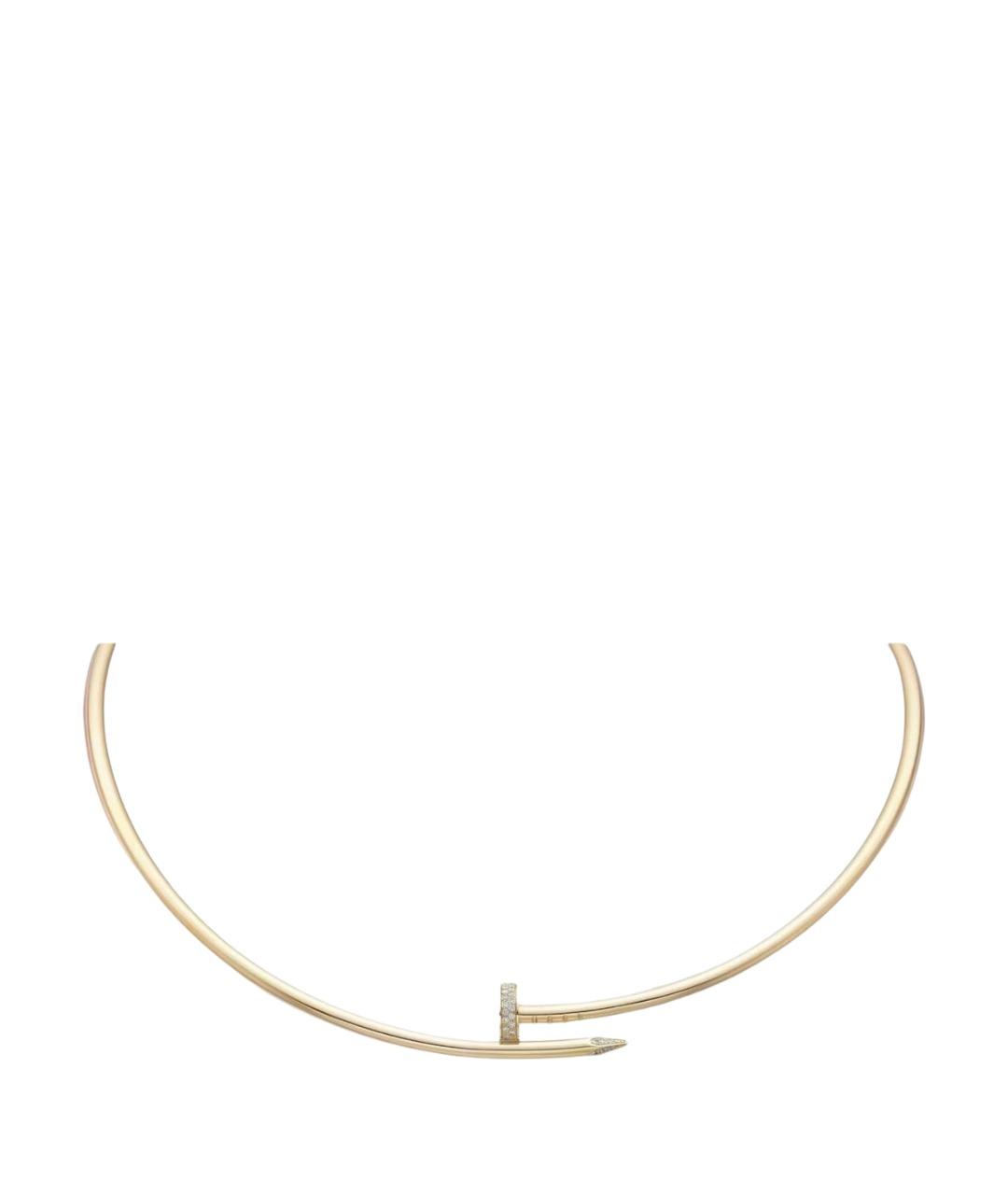 CARTIER Золотое колье из желтого золота, фото 1