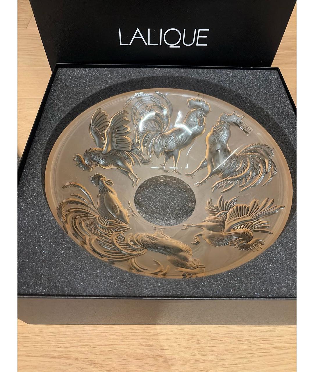LALIQUE Золотая ваза, фото 3