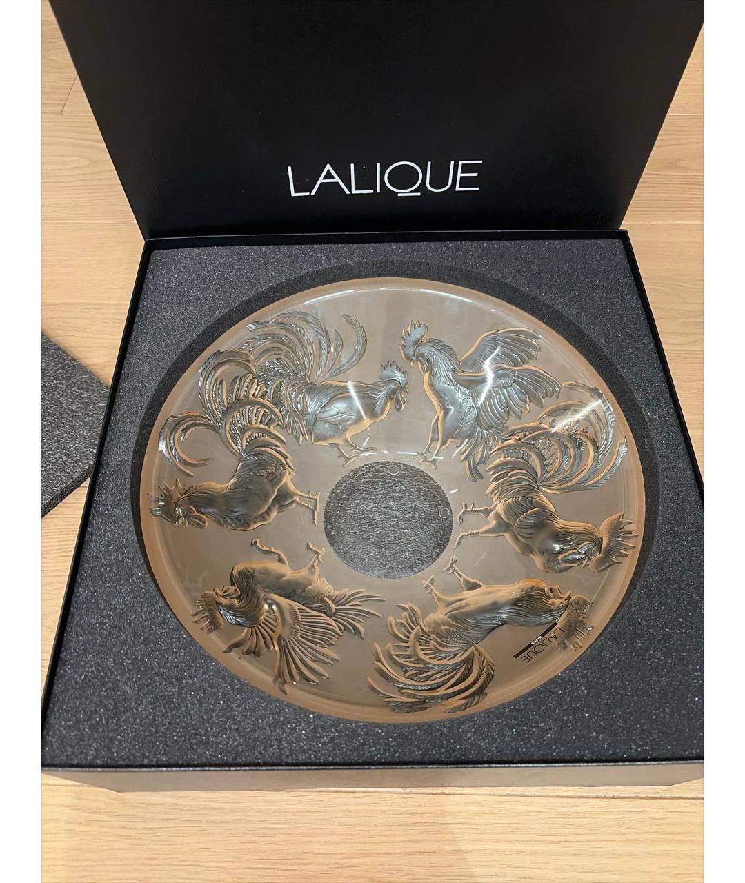 LALIQUE Золотая ваза, фото 4
