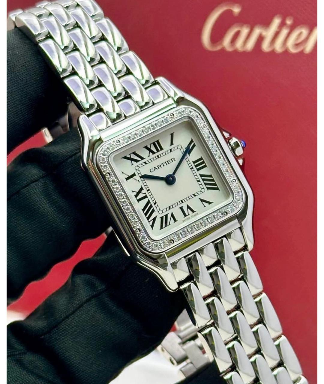 CARTIER Серебряные металлические часы, фото 4