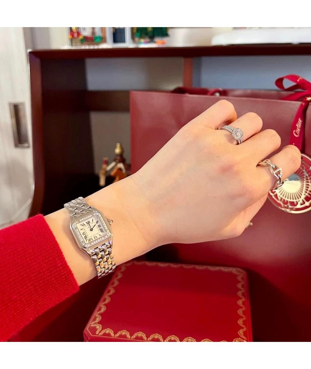 CARTIER Серебряные металлические часы, фото 2