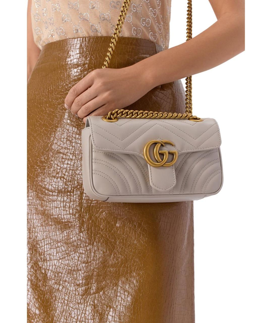 GUCCI Кожаная сумка через плечо, фото 4