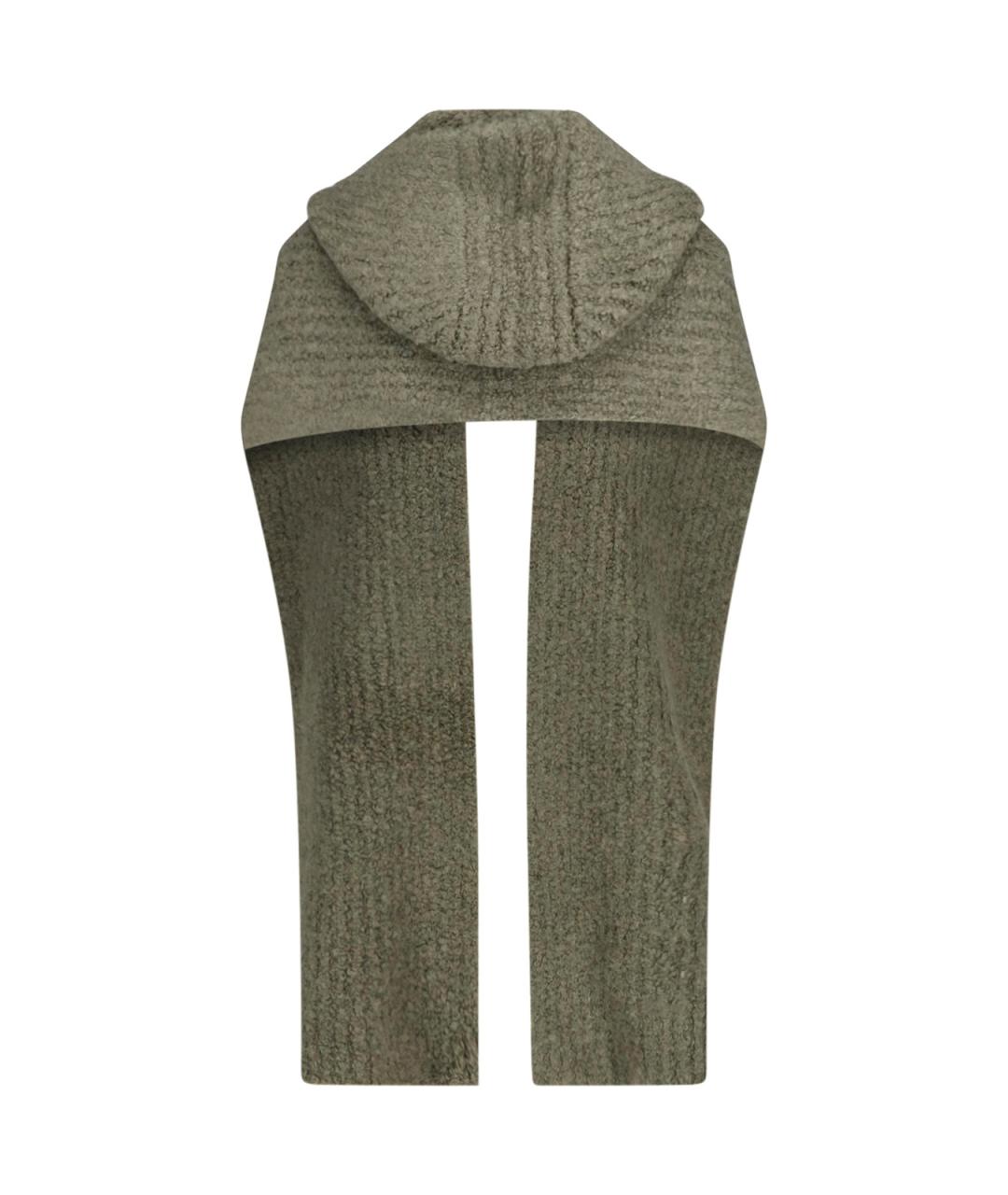 MM6 MAISON MARGIELA Зеленый шарф, фото 2
