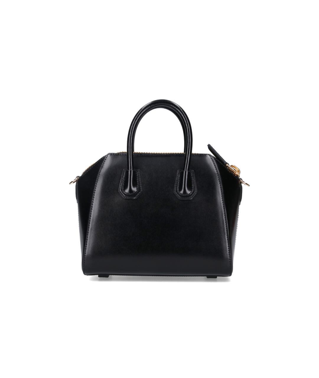 GIVENCHY Черная кожаная сумка тоут, фото 3