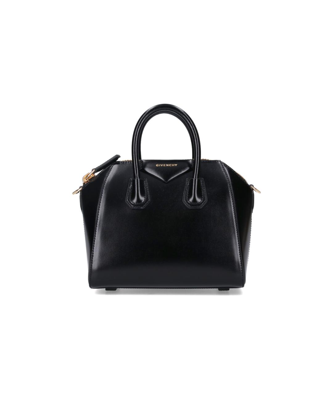 GIVENCHY Черная кожаная сумка тоут, фото 1