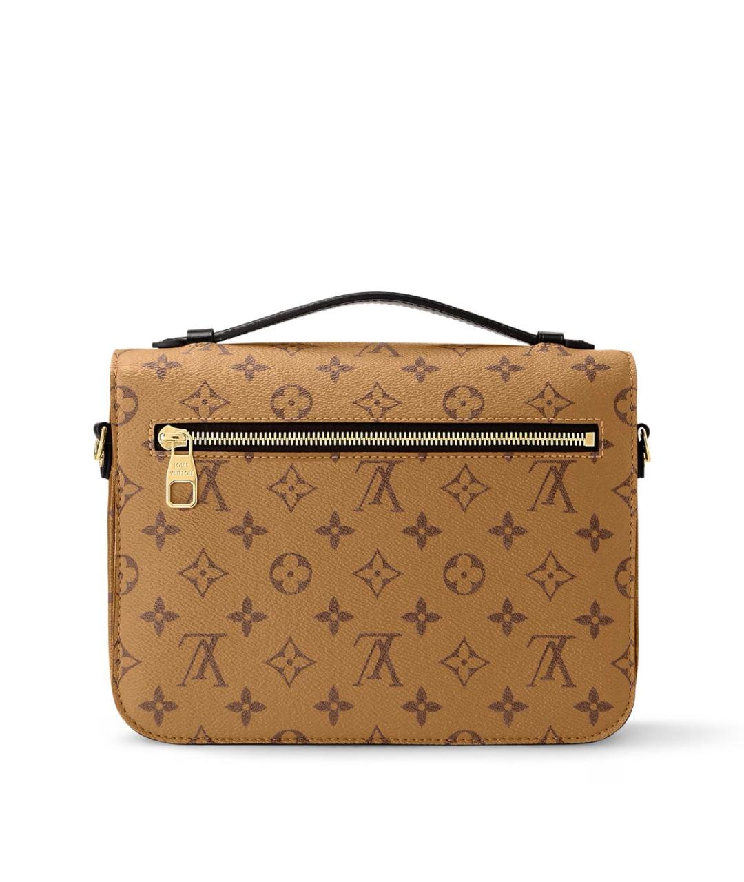 LOUIS VUITTON Коричневая сумка через плечо из канвы, фото 3
