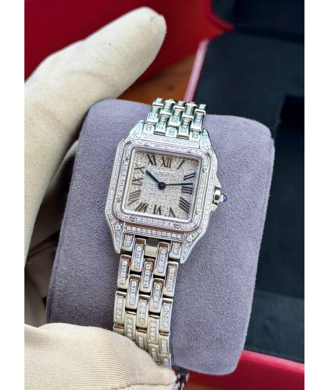 CARTIER Серебряные металлические часы, фото 4