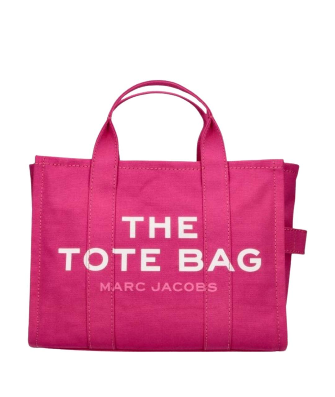 MARC JACOBS Розовая хлопковая сумка тоут, фото 1