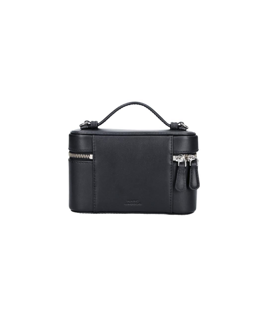 MARC JACOBS Черная кожаная сумка с короткими ручками, фото 3