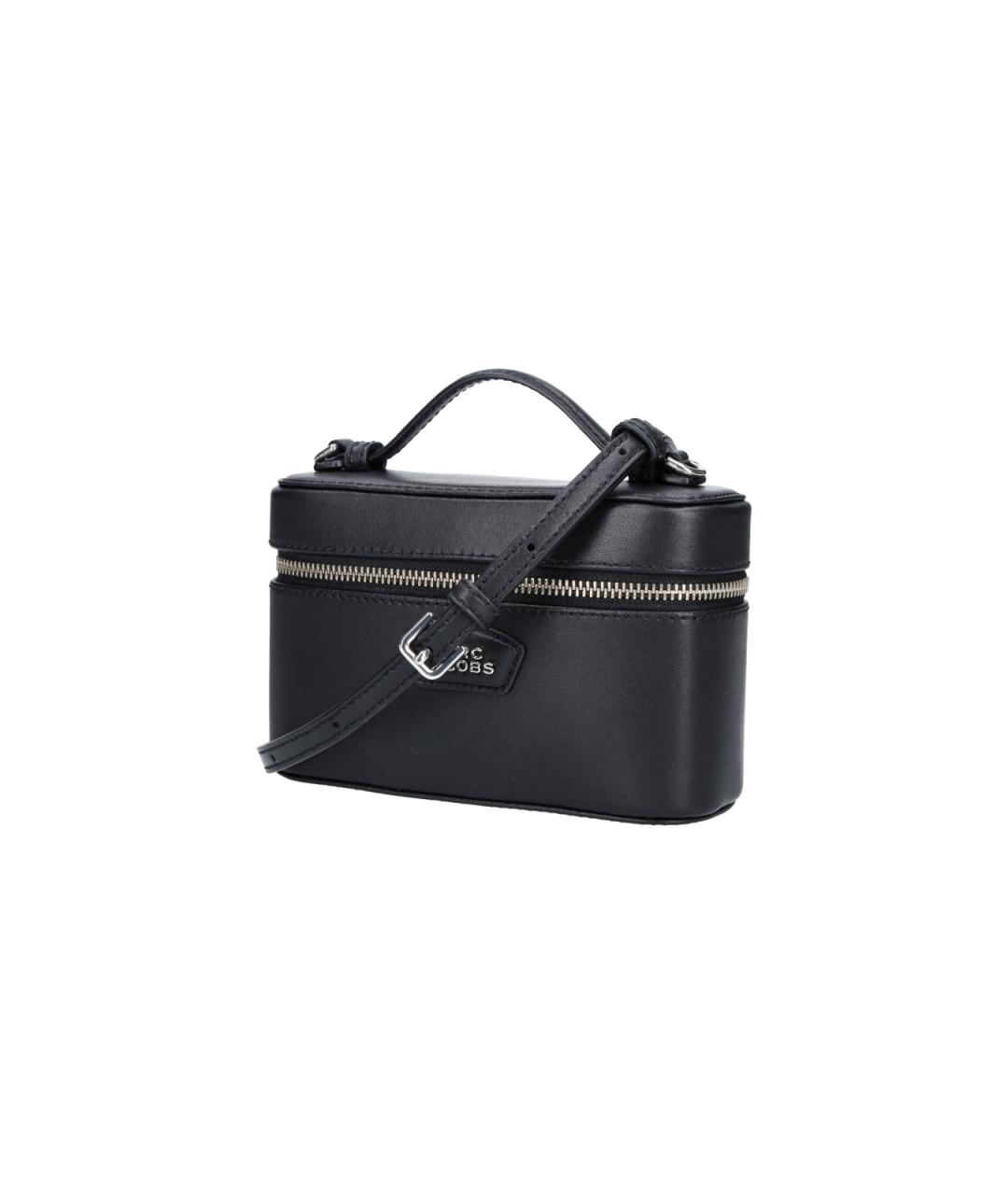 MARC JACOBS Черная кожаная сумка с короткими ручками, фото 2
